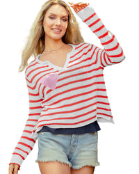 Wooden Ships - Eloise Striped Henley Sweater