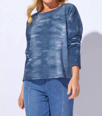 Escape By Habitat - River Dyed Modal Sunset Pullover Sweatshirt