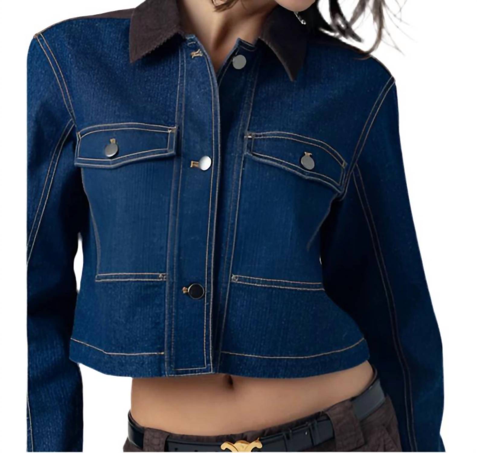 Sundays - Klea Button Front Denim Jacket
