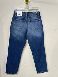 Kancan - Women's Button Fly Distressed Straight Jeans