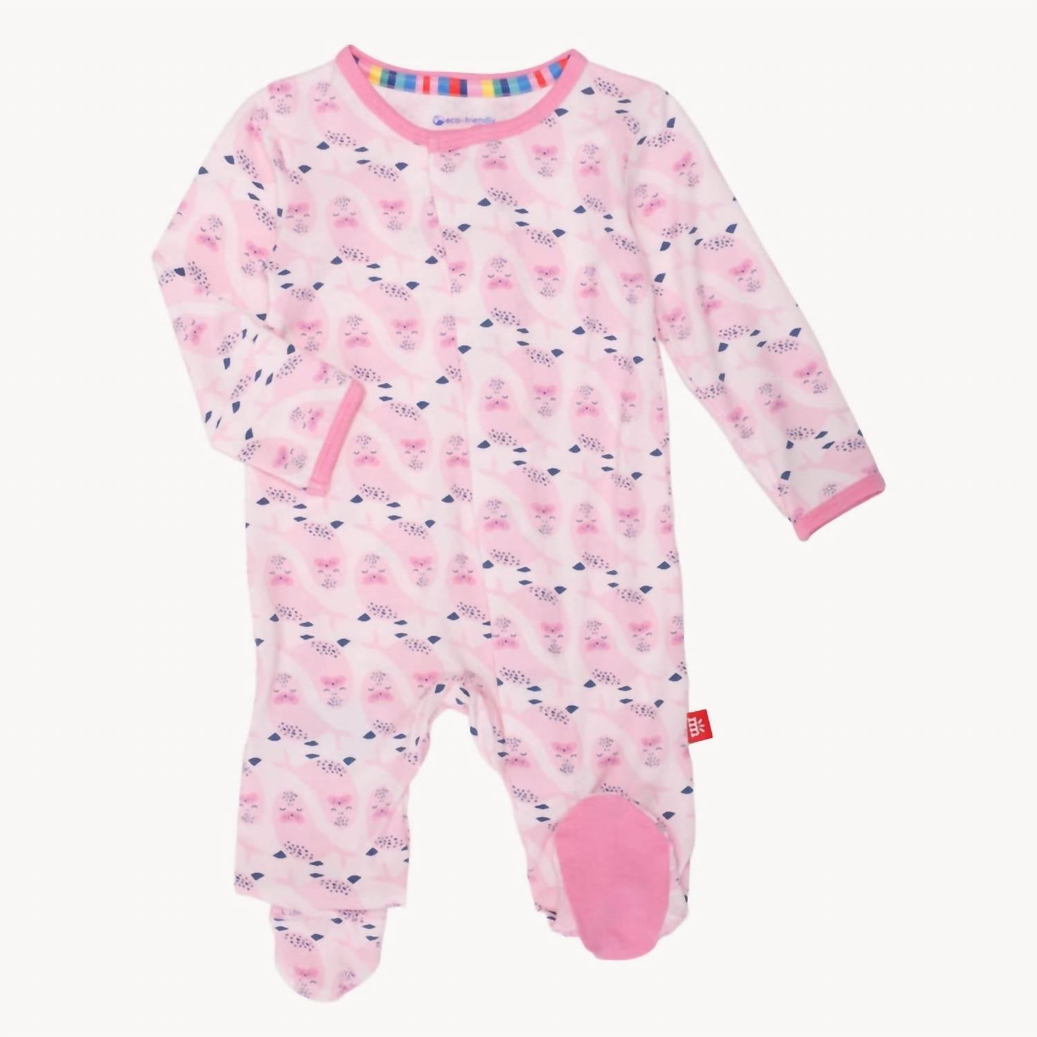magnetic me Infant's Signed Sealed Delivered Magnetic Modal Footie in pink - kids' item