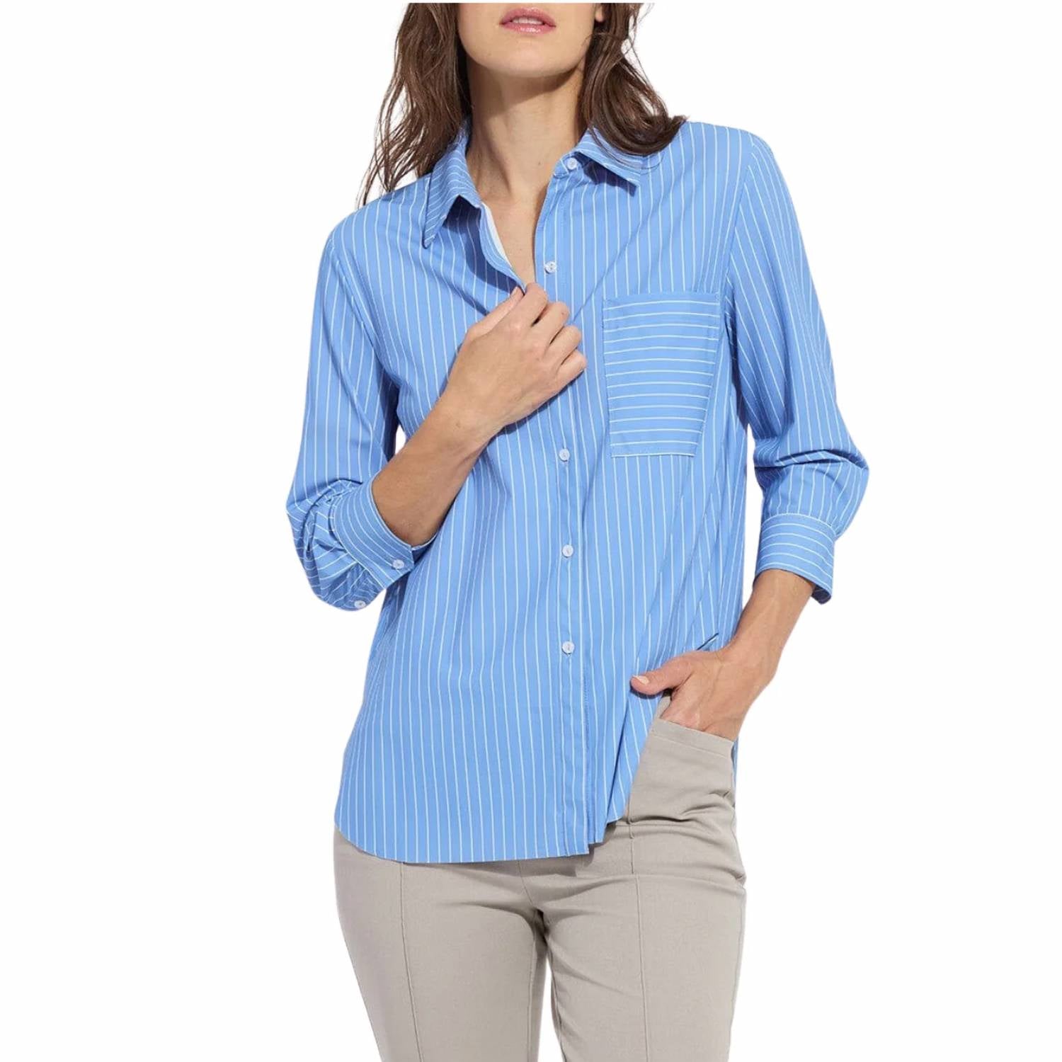 Lysse - Cropped Schiffer 3/4 Sleeve Top