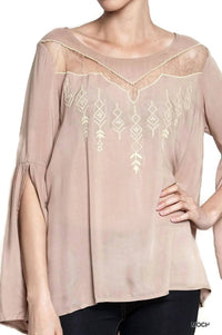 Kori - Angel Sleeve Tribal Blouse