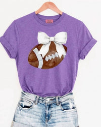 Ali Dee Wholesale - Women's Gameday Bow Football Shirt