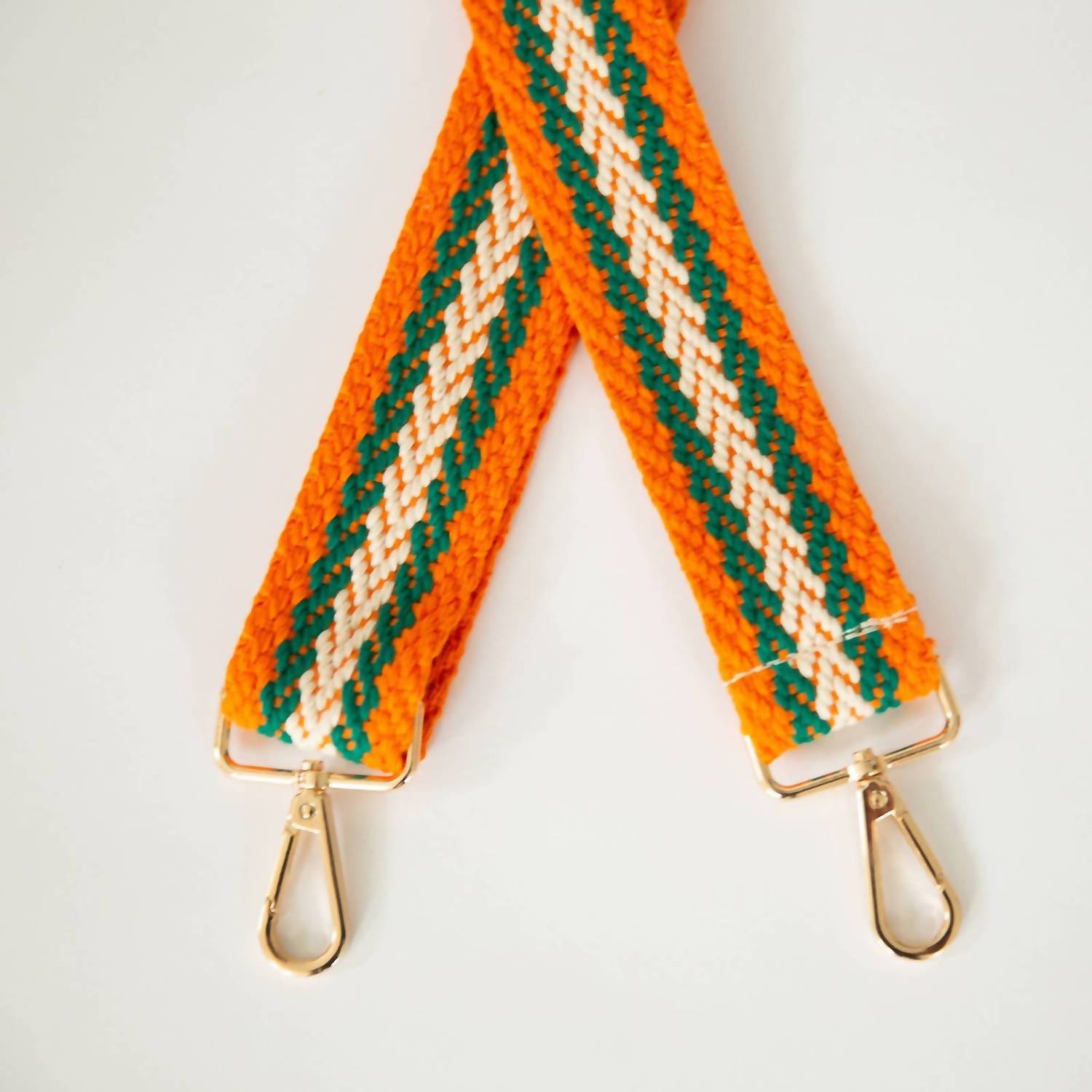 Funky Monkey - Women's Stripe Woven Crossbody Purse Strap