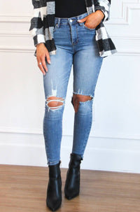 Special A - Zoe Distressed Skinny Jeans