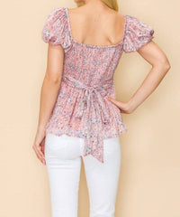 Ina - Tie back top