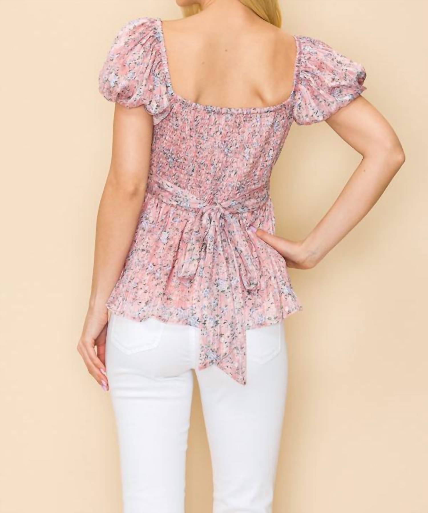 Ina - Tie back top
