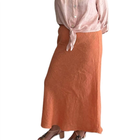Made In Italy - Linen Maxi Skirt