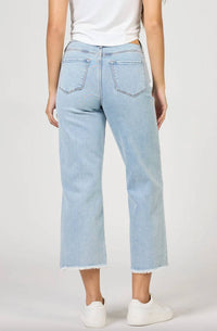 Dear John Denim - Holly Raw Hem Straight Leg Cropped Jeans
