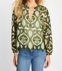 Caballero - Miki Scalloped Hem Top