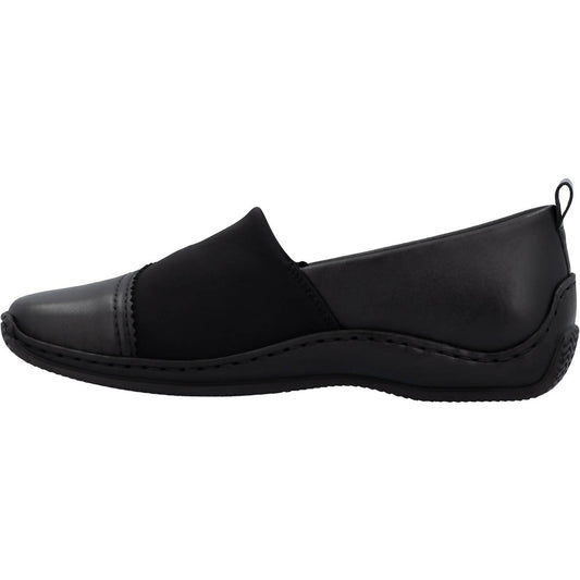 Rieker - Women's Stretch Leather Casual Slip Ons Shoes