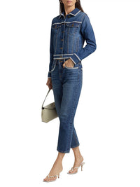 Ramy Brook - Crochet Trim Straight Leg Jeans