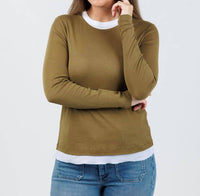 Elliott Lauren - Double Talk Layered Tee