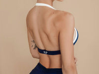 Rockstar Peach - Alyssa Backless Halter Top