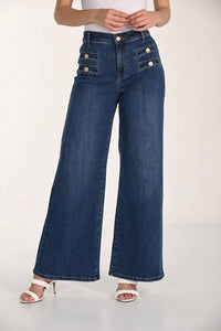 Frank Lyman - Wynsor Wide Leg High Waist Trousers