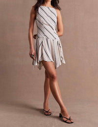 SOVERE Elemental Mini Dress in ecru black - women's dress - view 4