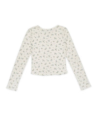 8Apart - Hayes Floral Pointelle Button Down Cardigan