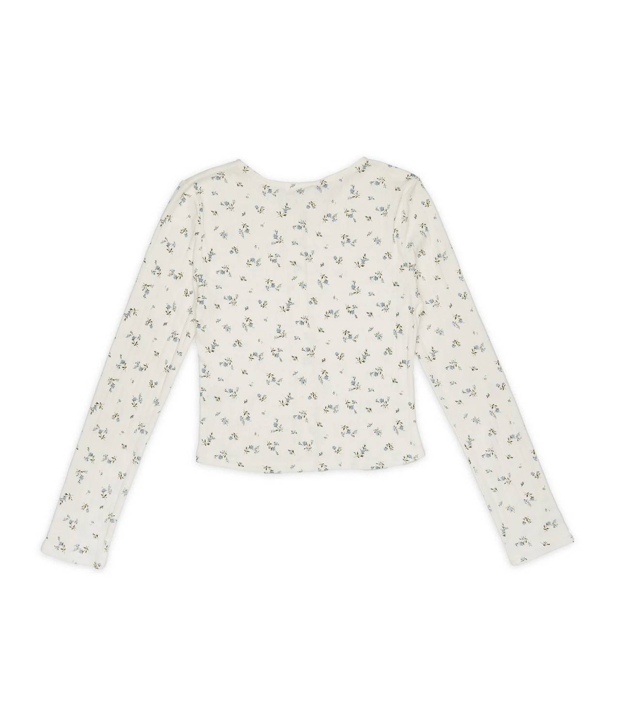 8Apart - Hayes Floral Pointelle Button Down Cardigan