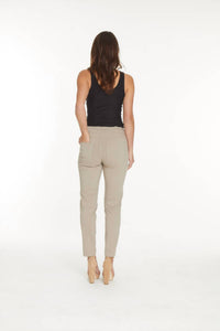 Slimsation By Multiples - Faux Pocket Ankle Pants
