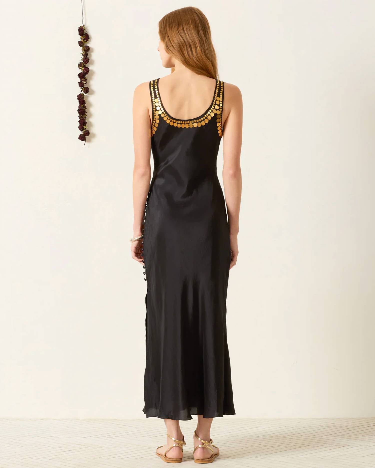 Alix Of Bohemia - Adele Gilded Coin Dress