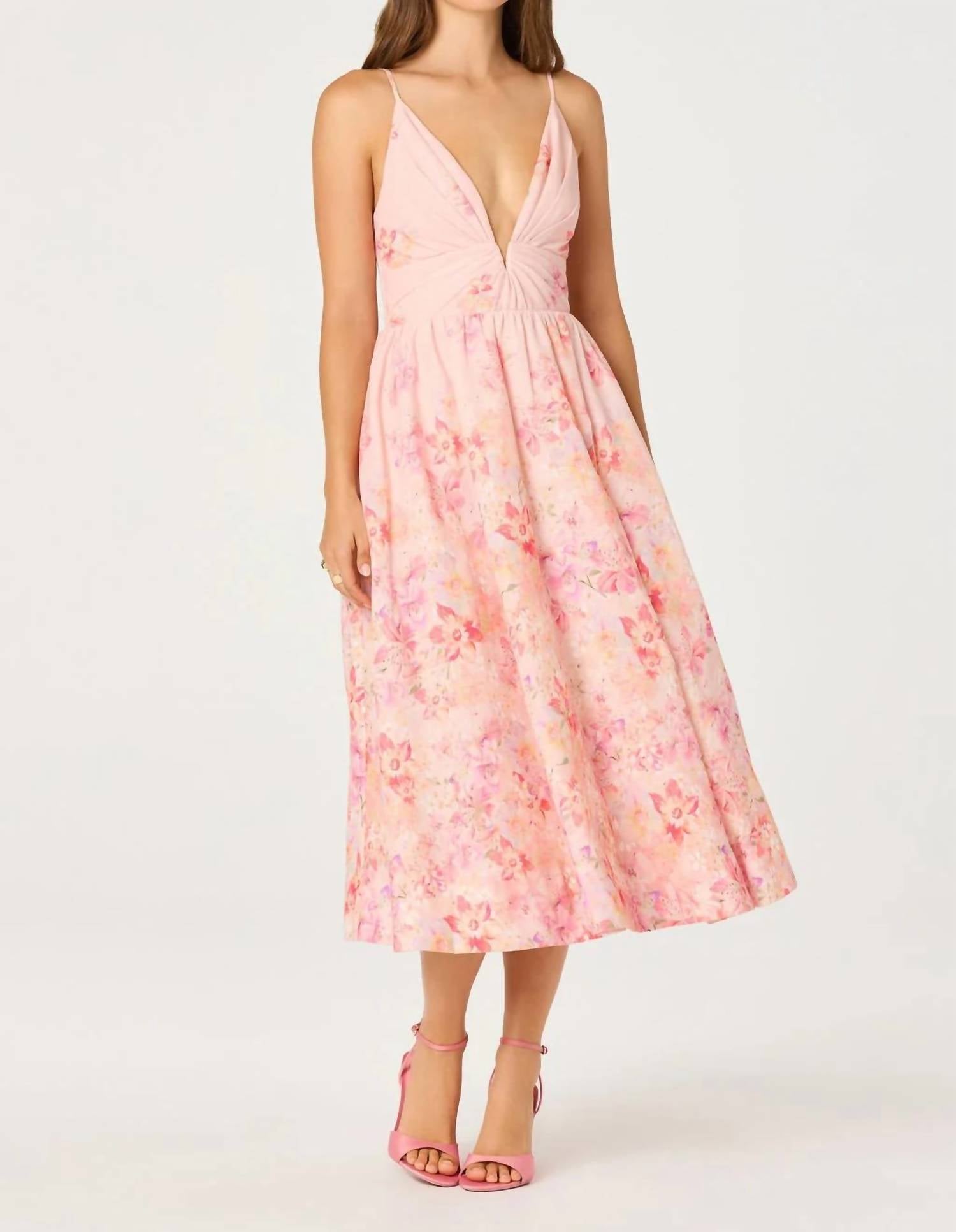 Astr - Janna Midi Dress