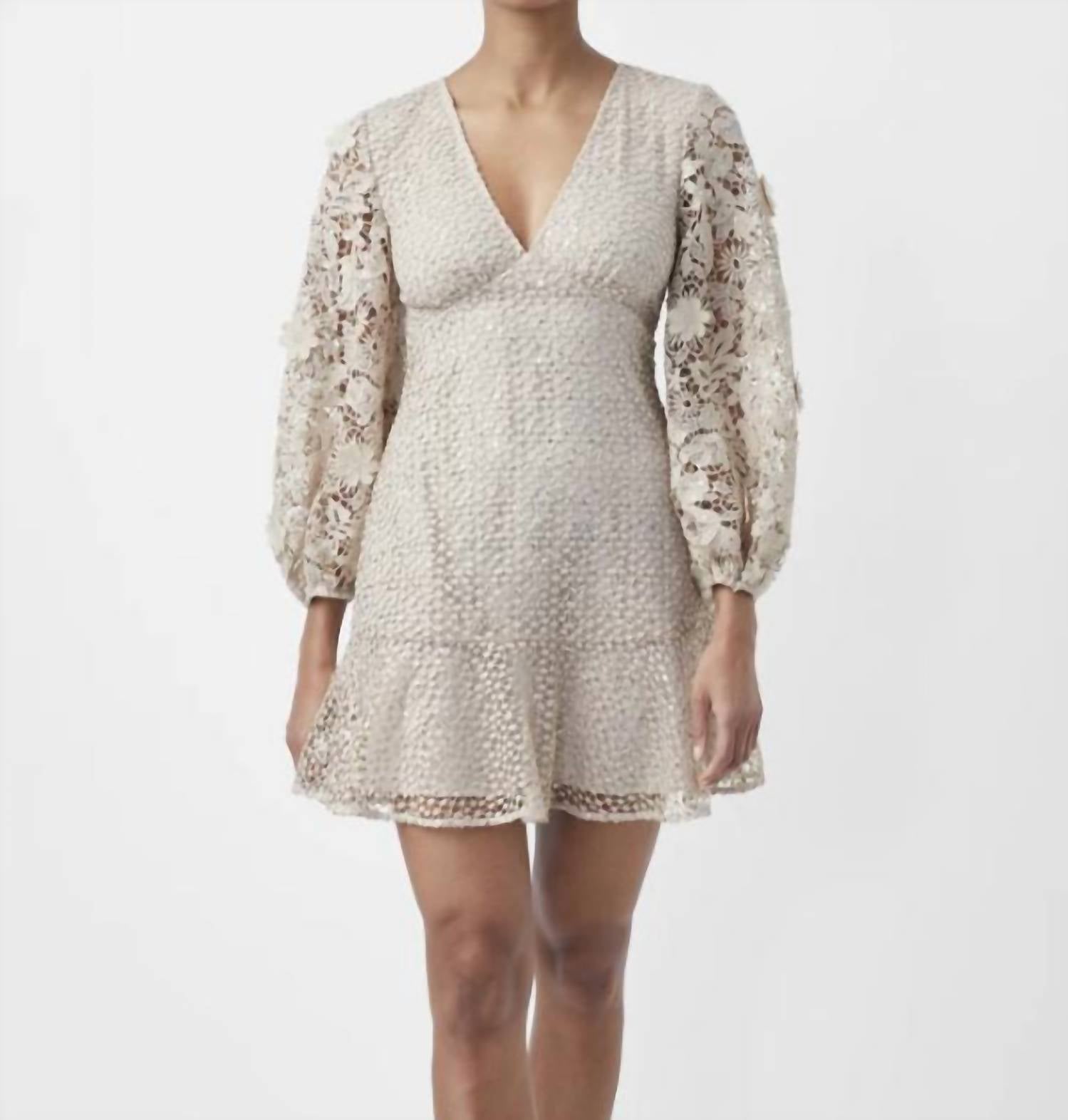 French Connection - Caballo Sequin V-neck Dress