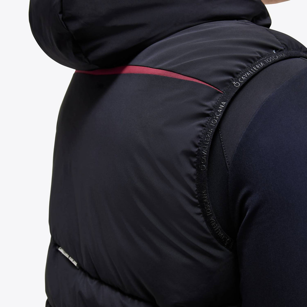 Cavalleria Toscana - Men's Padded Nylon Stretch Puffer Vest