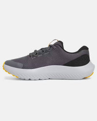 UNDER ARMOUR Kid's Surge 4 Running Shoes in grey white - kids' sneaker - detail view