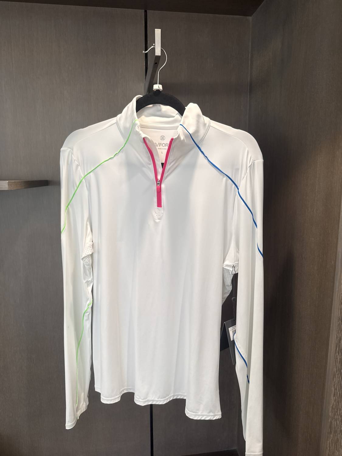G/Fore - Women's Block Q-zip Long Sleeve Top