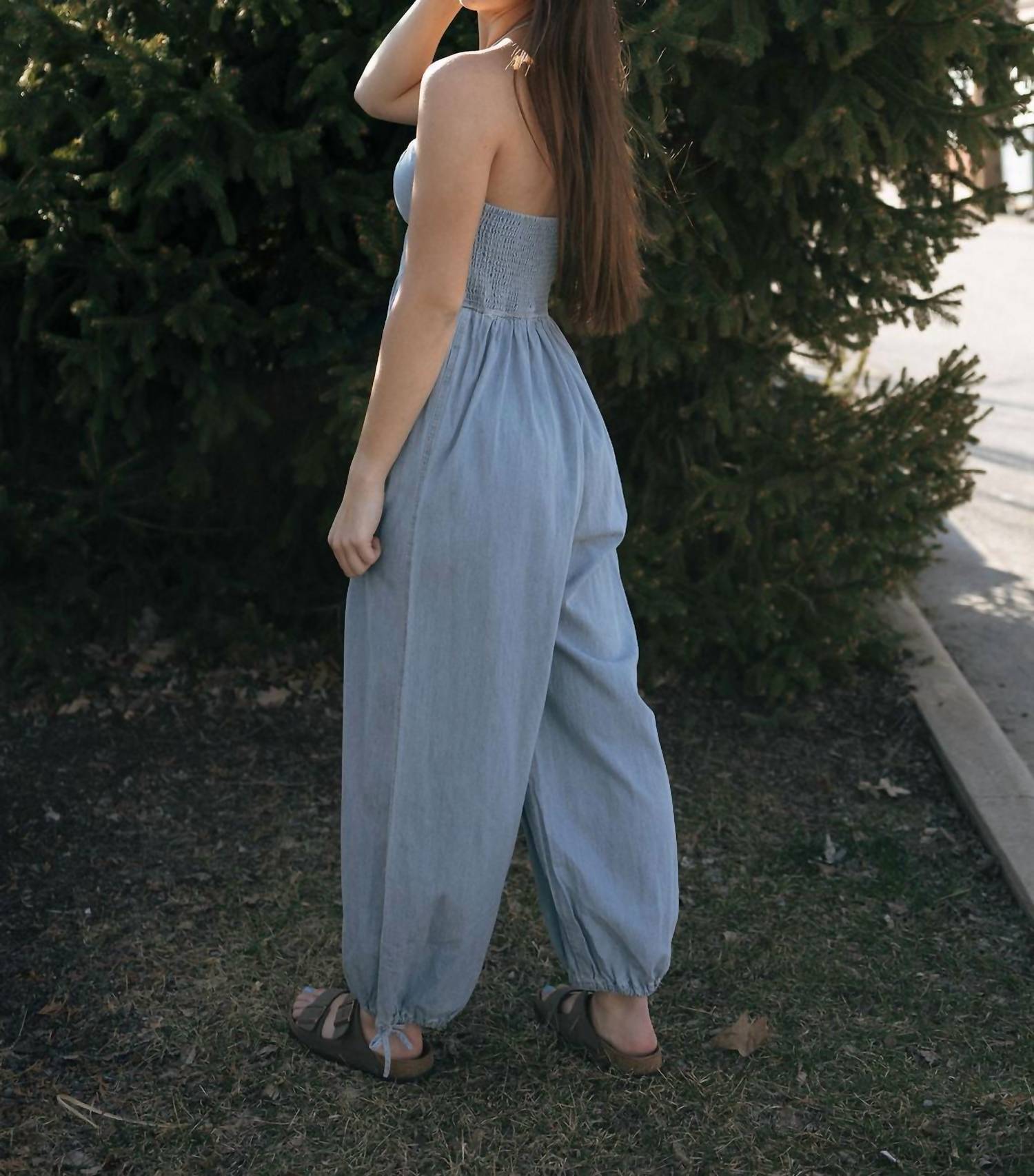 Mustard Seed - Halter Jumpsuit