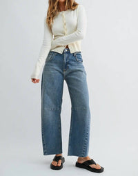 Just Black Denim - Barrel Seam Jean