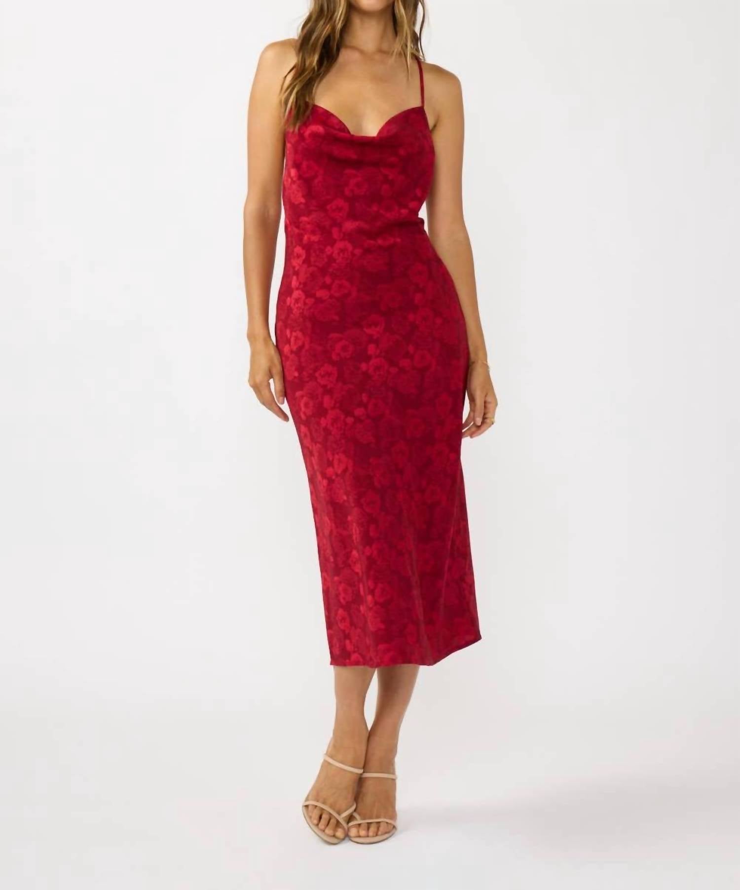 Lovestitch - Cowl Neck Slip Dress