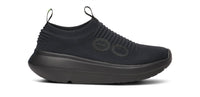 OOFOS Women's Oomy Zen Slip-on Shoe in black - women's shoe - detail view
