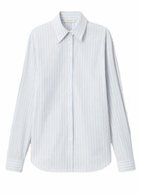 Lafayette 148 - Aurora Stripe Cotton Tailored Shirt