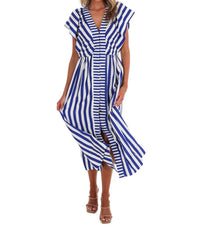 Umgee - Women's Hometown Honey Stripe Midi Dress