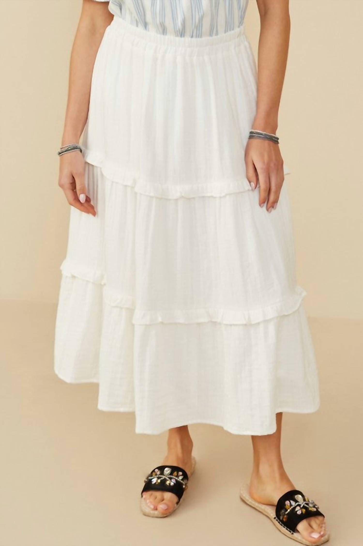 Hayden La - Women's Jayla Ruffle Textured Skirt