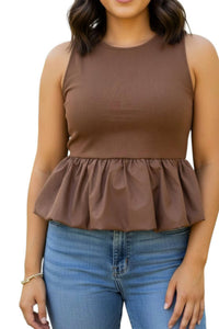 Glam - The Drift Bubble Hem Top