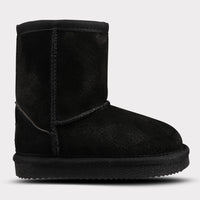 Lamo Girls Kora Toddler Zip-up Suede Boot in black - kids' boots