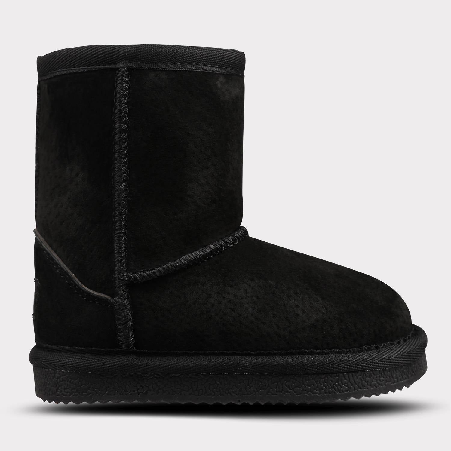 Lamo Girls Kora Toddler Zip-up Suede Boot in black - kids' boots