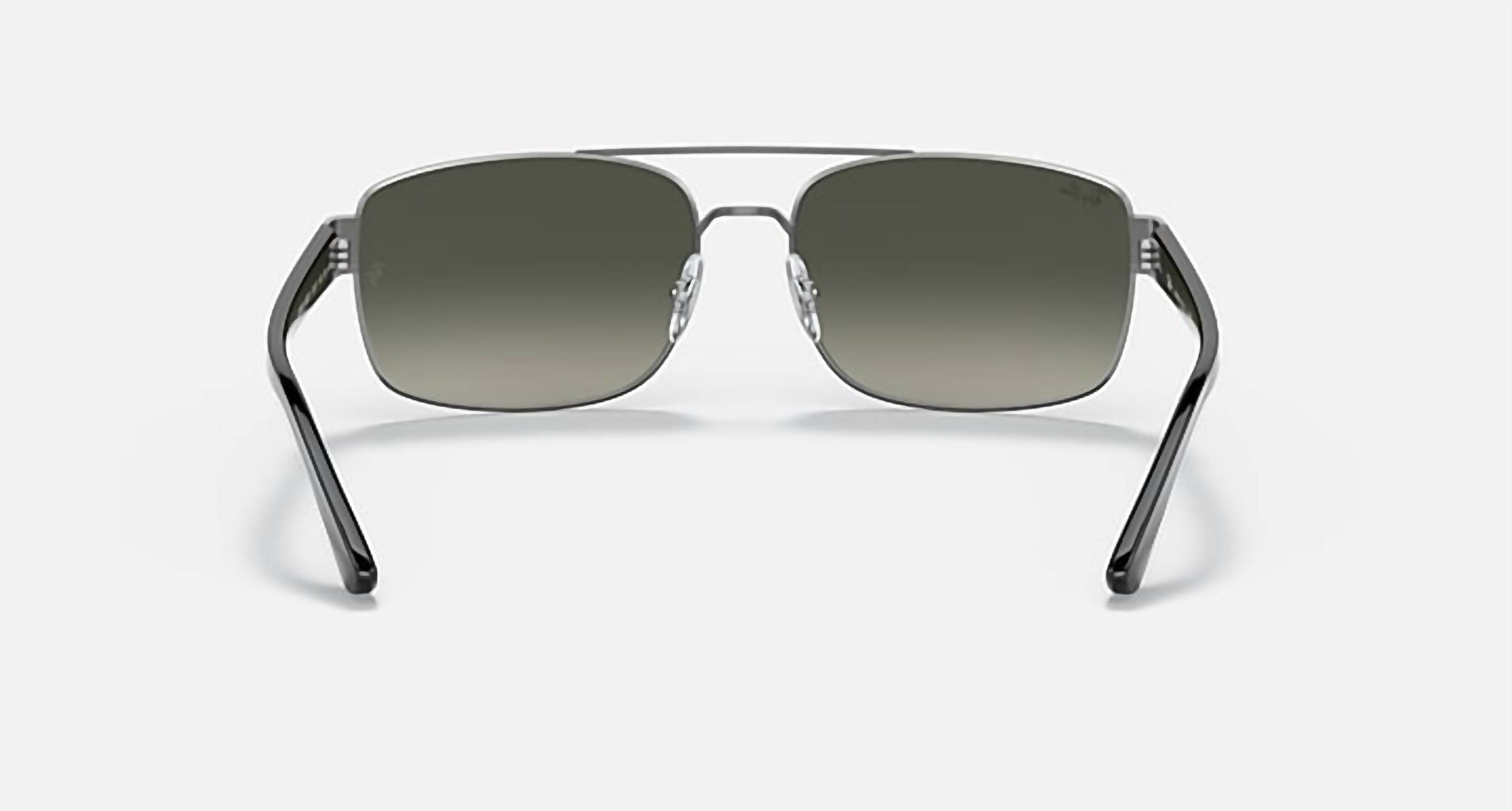 Ray Ban - Men's Orb3687 Gunmetal Frame Polarized Sunglasses