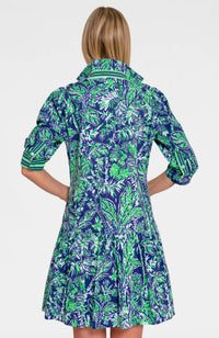 GRETCHEN SCOTT So Sweet Mini Dress in vintage vines - women's dress - alternate view