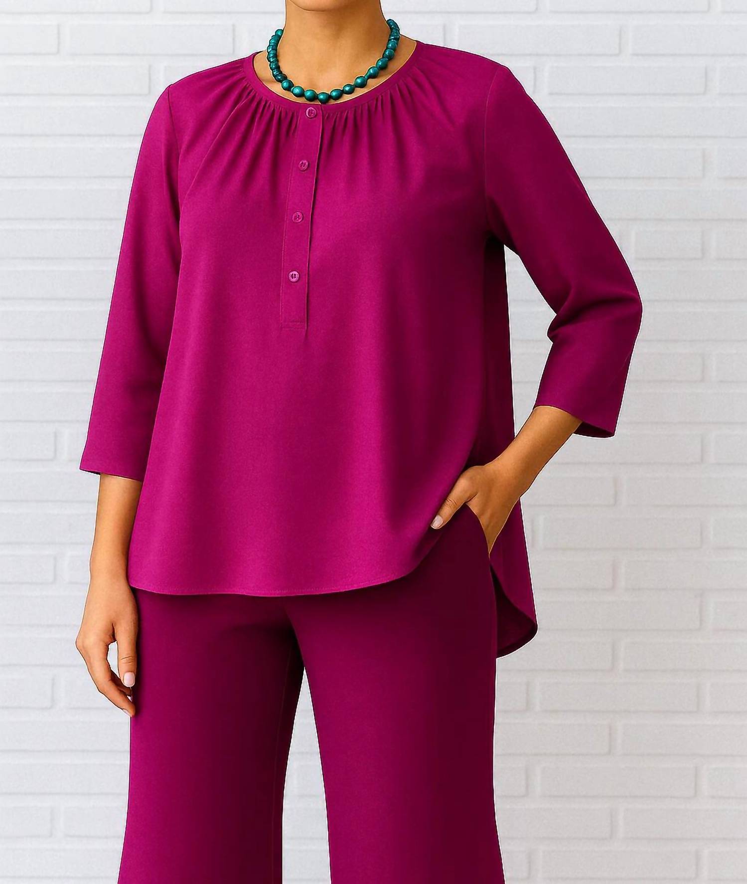 Diva Usa - Button Up Knit Top