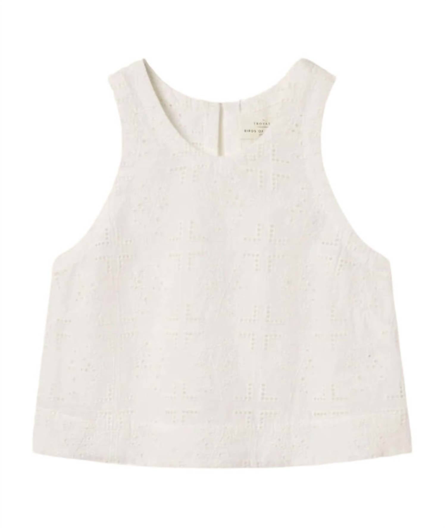 Trovata - Women's Esther Embroidered Tank Top
