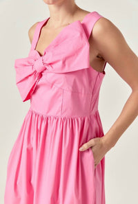 English Factory - Bow Sleeveless Midi Dress