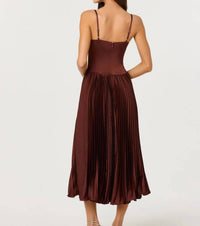 Astr - Elyssa Satin Maxi Dress