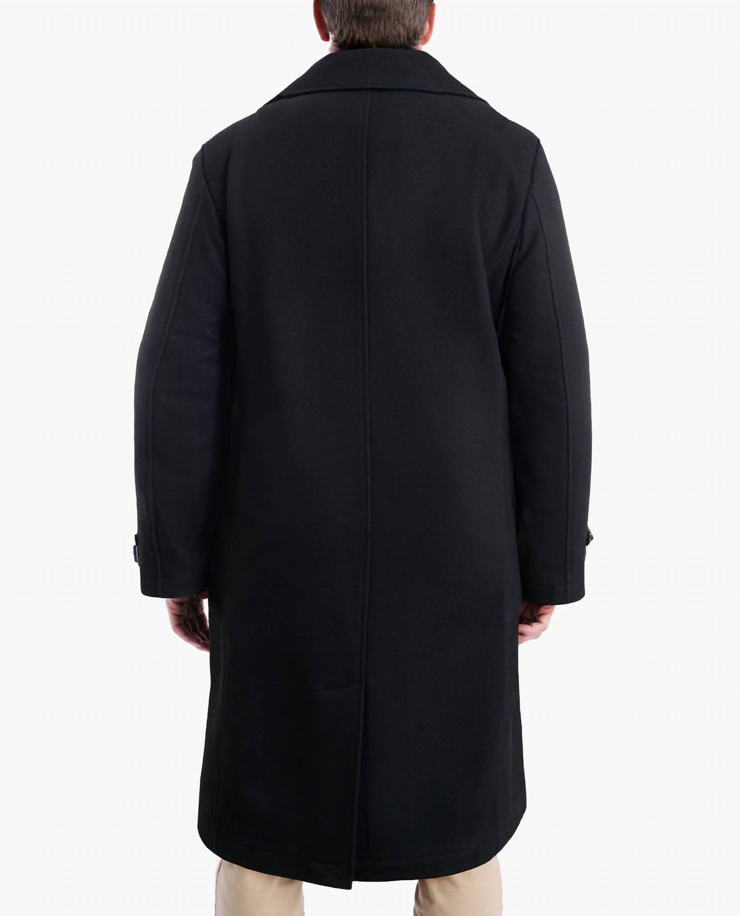 London Fog - Men's Lille 46" Officers Coat
