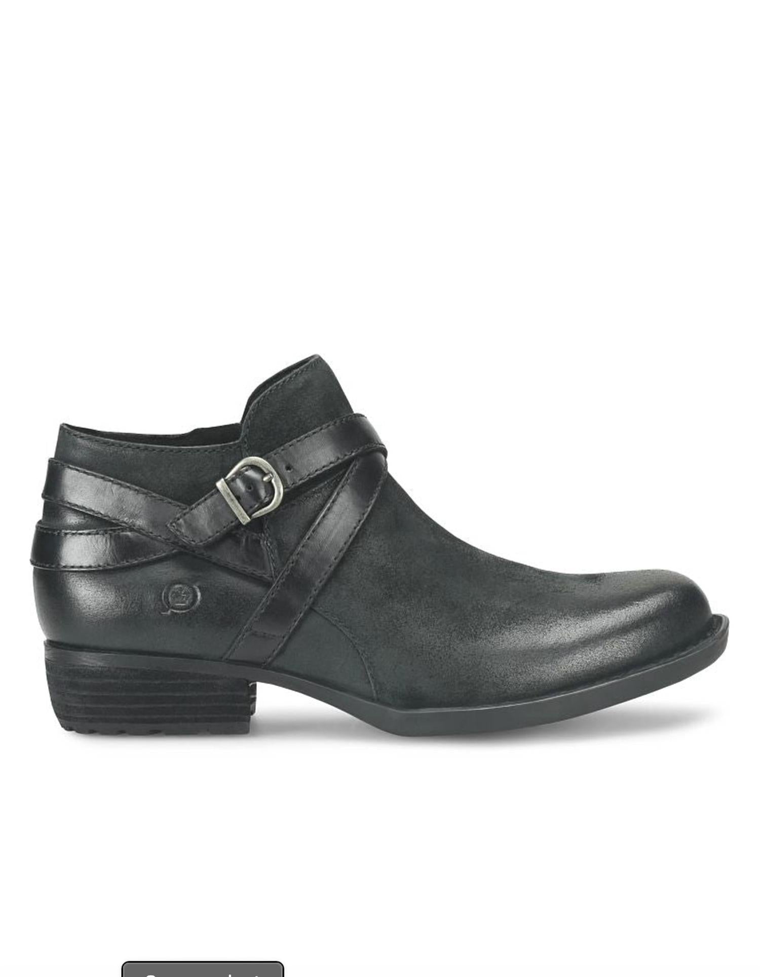 Born Women's Kelle Boot in black distressed - women's shoe