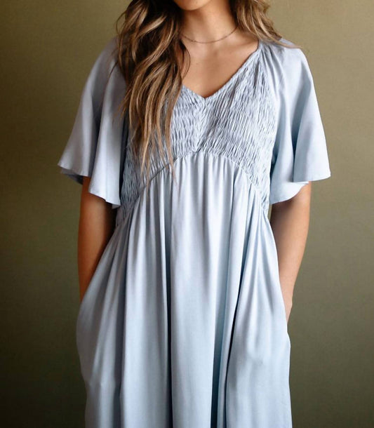 Heyson - Bergamot Smocked Bodice Tiered Maxi Dress