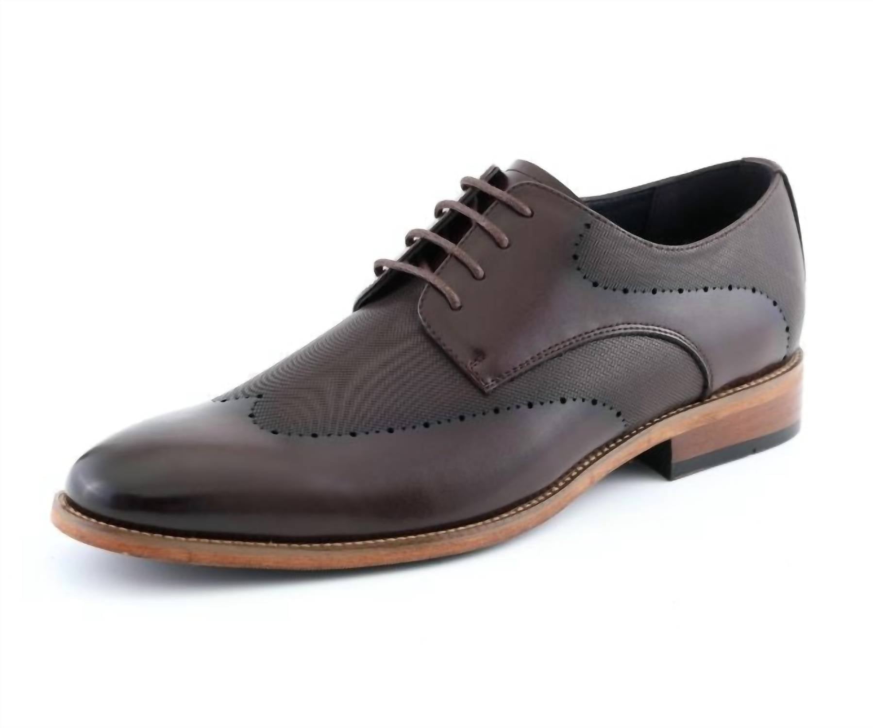 Amali Men's Luke Derby Shoes in brown - men's shoe